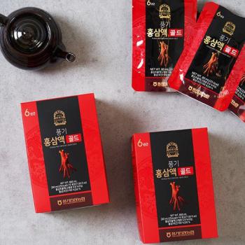 NƯỚC HỒNG SÂM BỔ DƯỠNG - Punggi Red Ginseng Liquid Gold ( 80ml*10 túi).