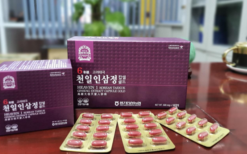 Viên sâm Hàn Quốc thuận tiện sử dụng
