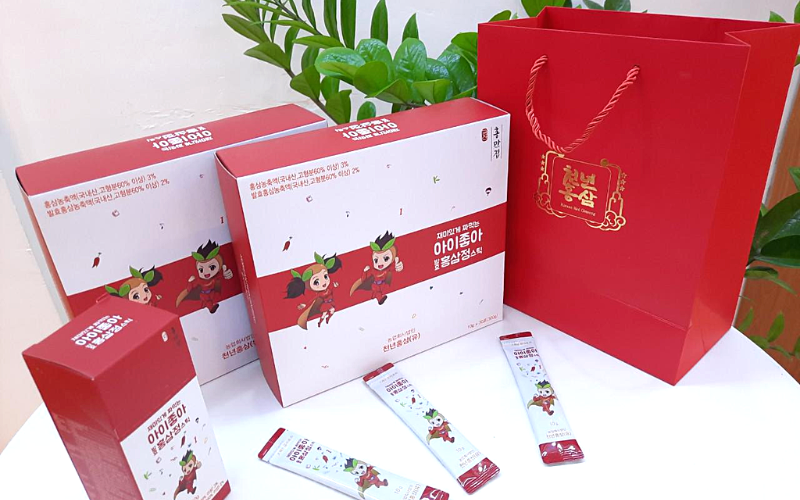 Hồng sâm giúp gia tăng đề kháng, bảo vệ sức khỏe trẻ nhỏ